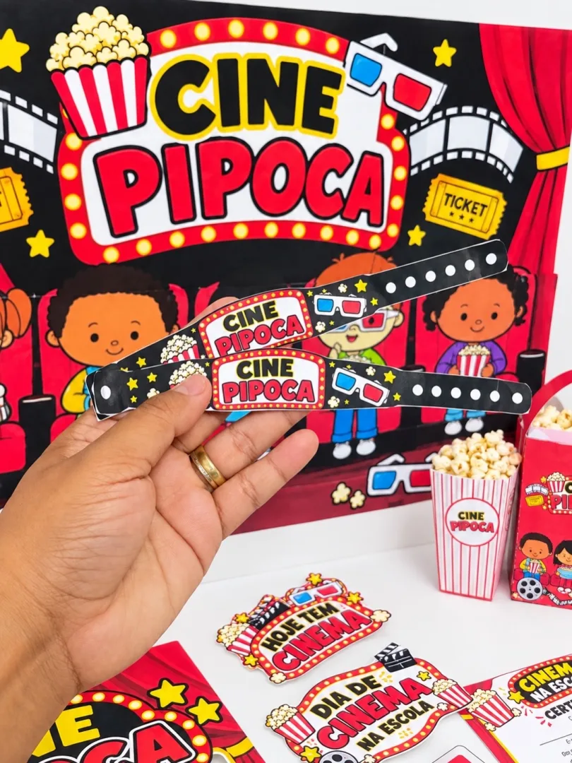 Kit Cinema Pipoca - Educação Infantil - PDF — imagem 3