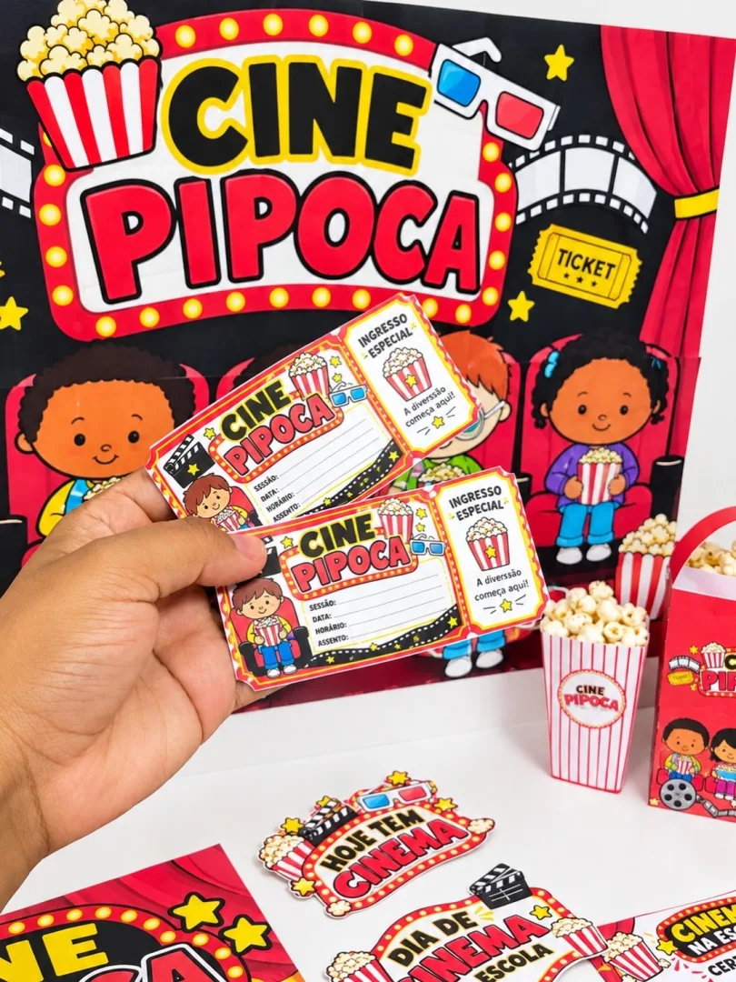 Kit Cinema Pipoca - Educação Infantil - PDF — imagem 4