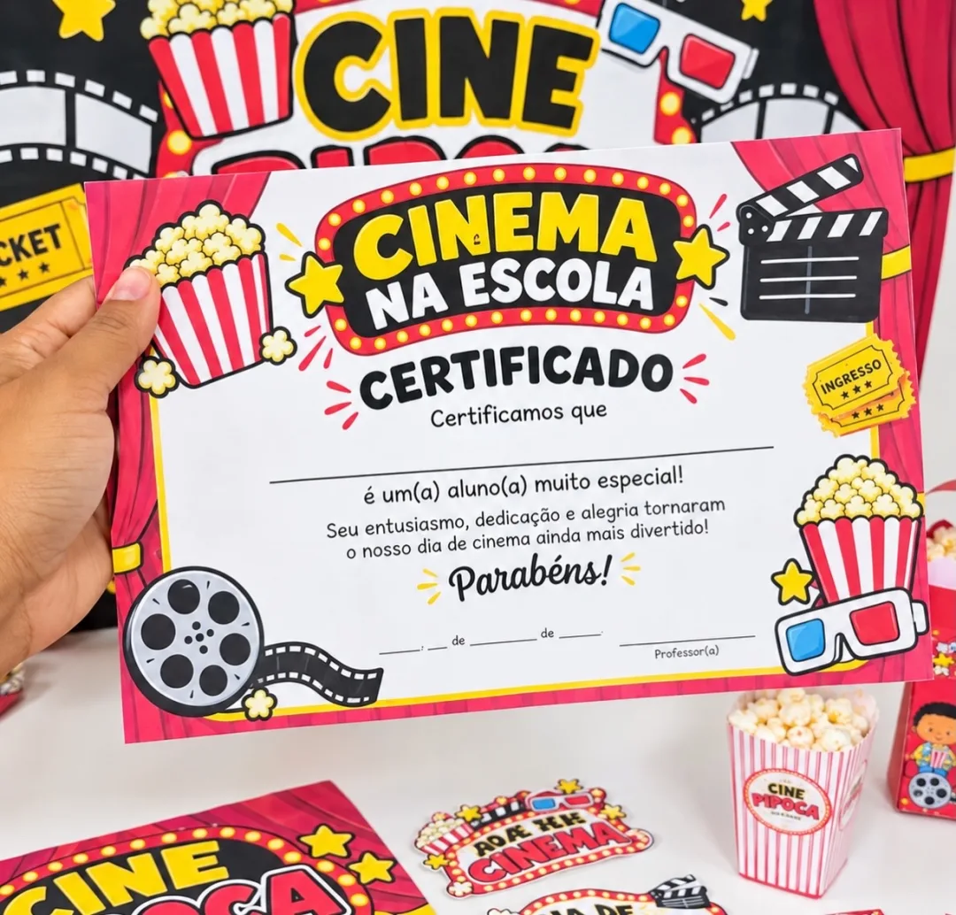 Kit Cinema Pipoca - Educação Infantil - PDF — imagem 5