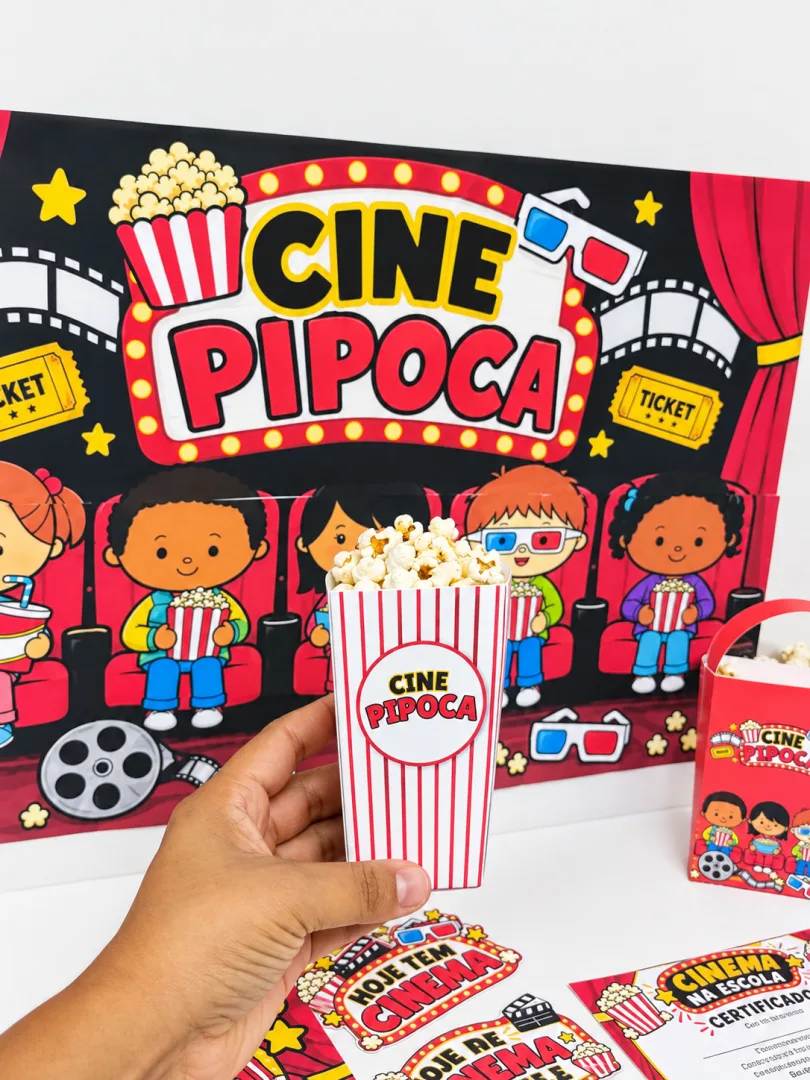 Kit Cinema Pipoca - Educação Infantil - PDF — imagem 6