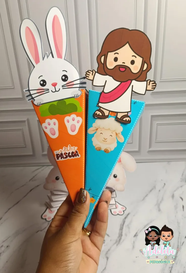 Kit Coelhinho Interativo+Caixa Cone — imagem 2