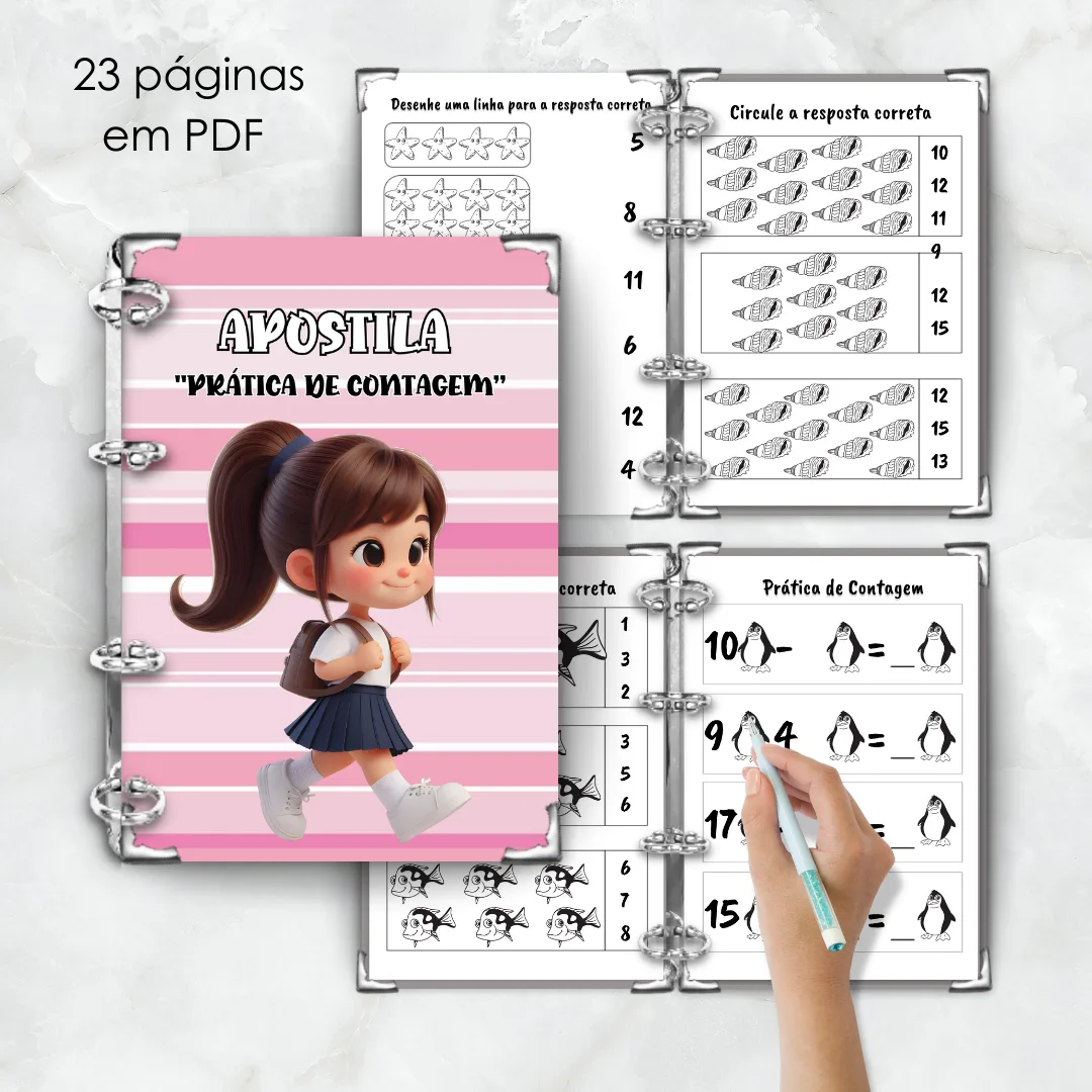 Kit com 10 apostilas de português e matemática Alfabetização e AEE adaptadas — imagem 6