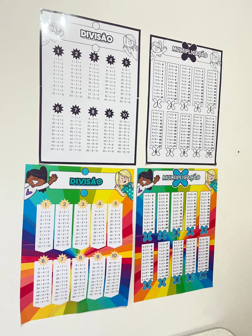 Kit Completo de Cartazes e Réguas de Multiplicação e Divisão! — imagem 4