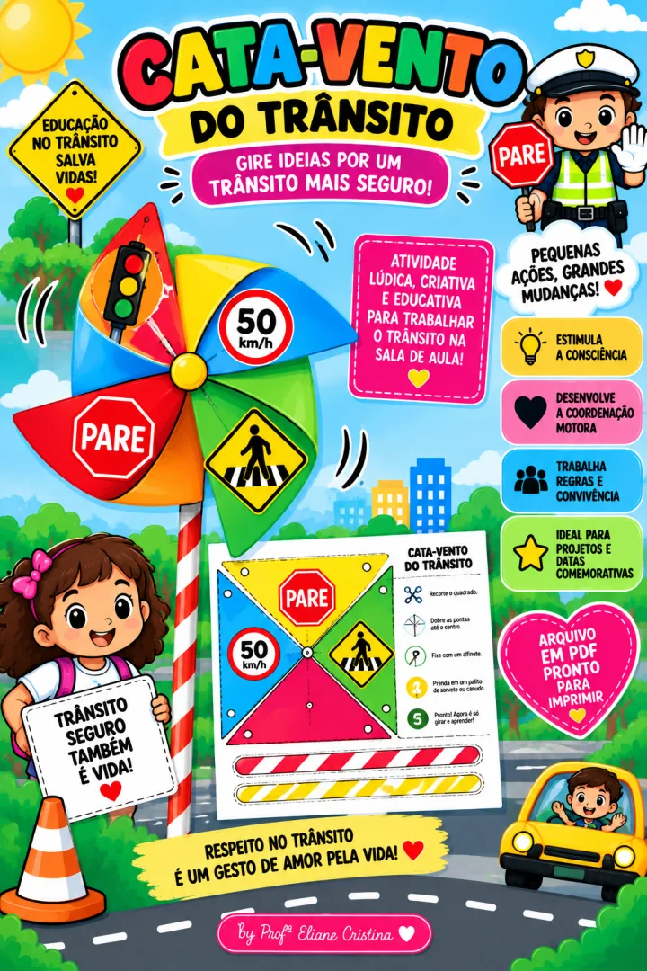 Kit Completo Semana do Trânsito - Educação Infantil - PDF — imagem 5