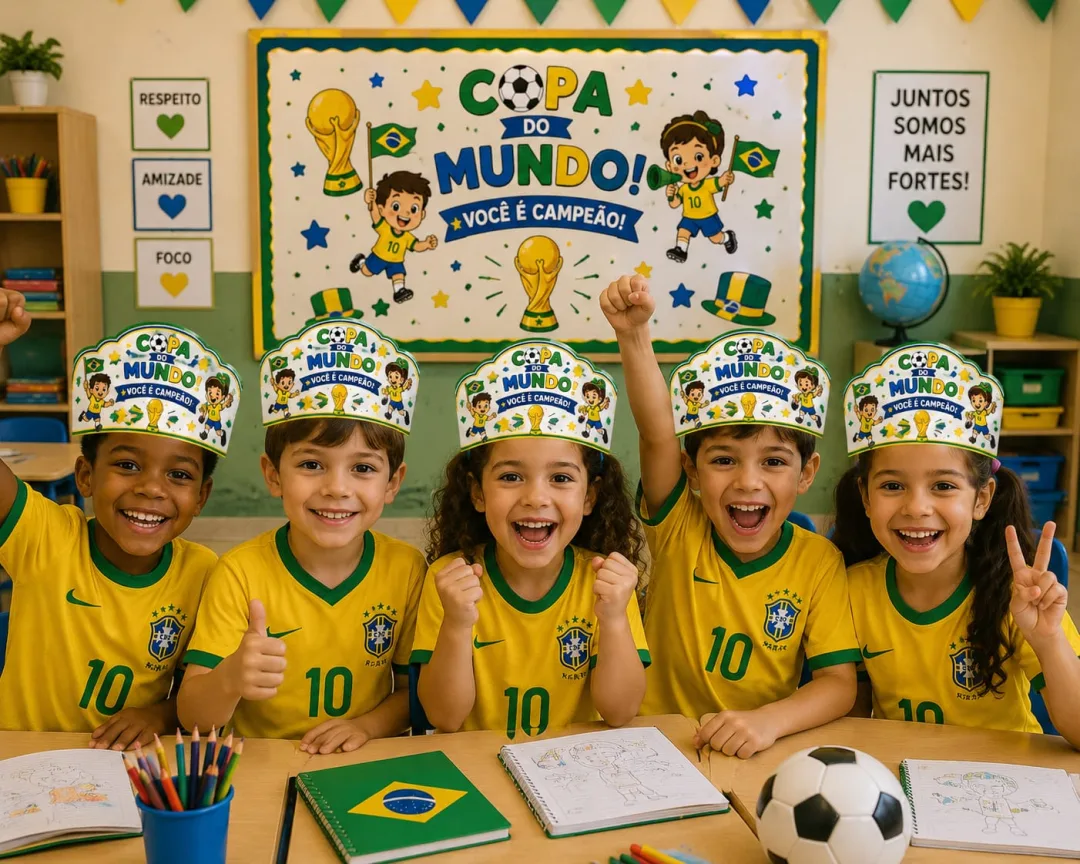 KIT COPA DO MUNDO – DECORAÇÃO E ACESSÓRIOS PEDAGÓGICOS — imagem 3