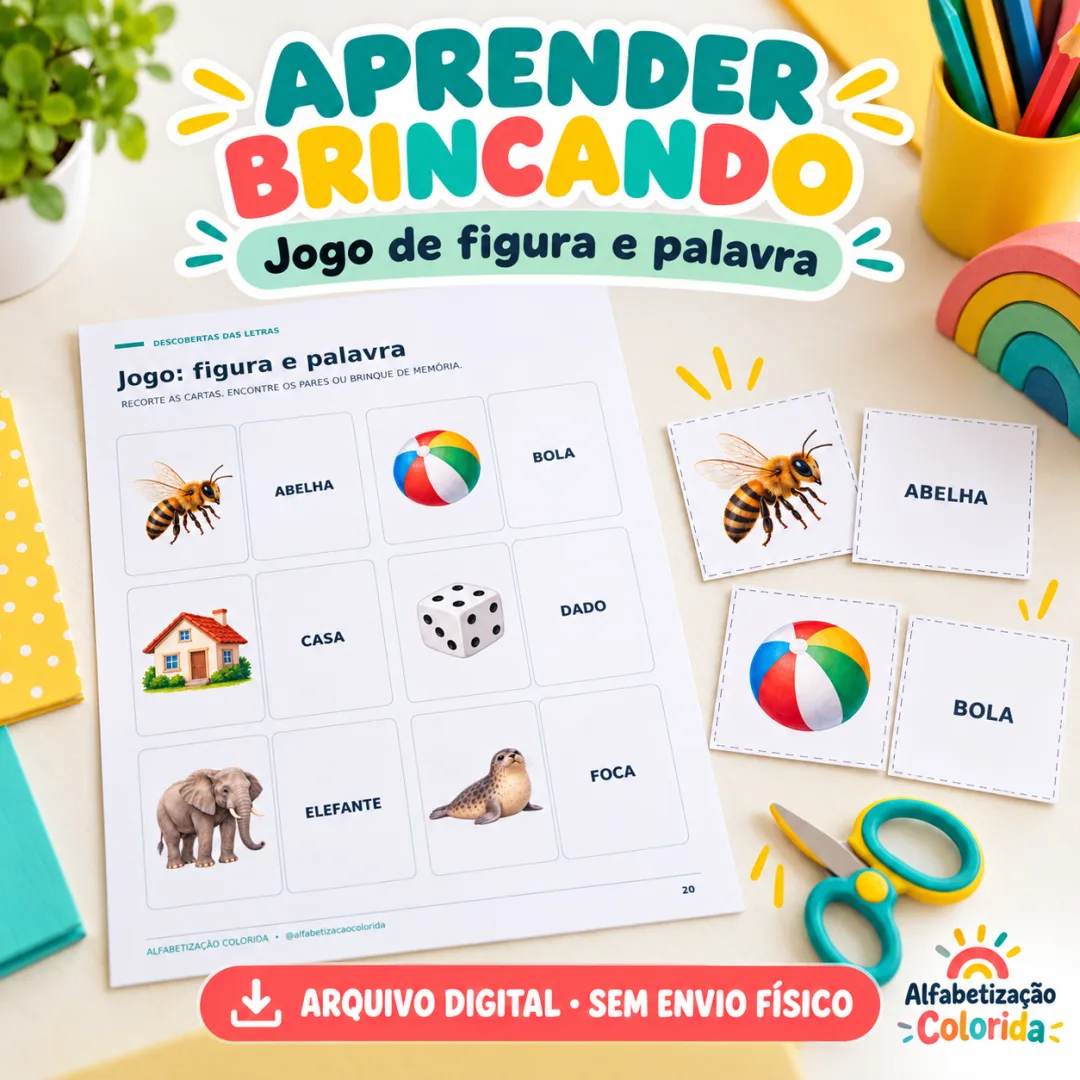 Kit de Alfabetização em PDF com 25 Páginas — imagem 2