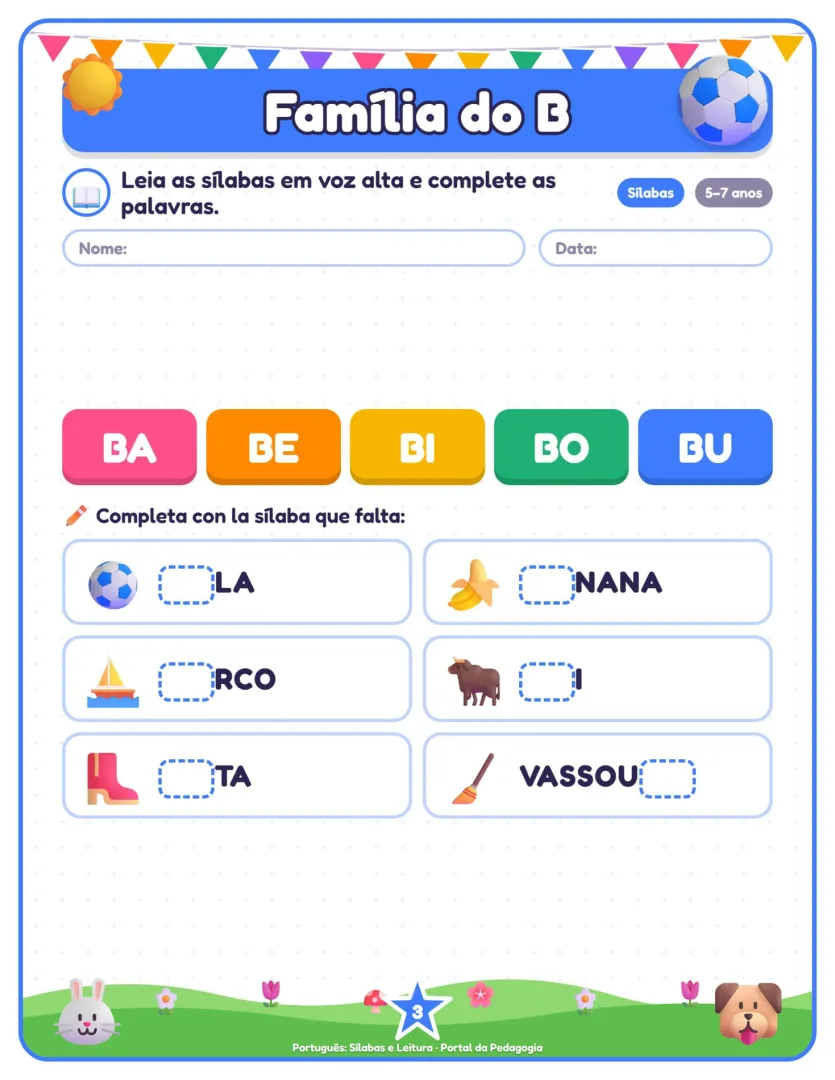 Kit de Alfabetização – Sílabas e Leitura em PDF — imagem 5