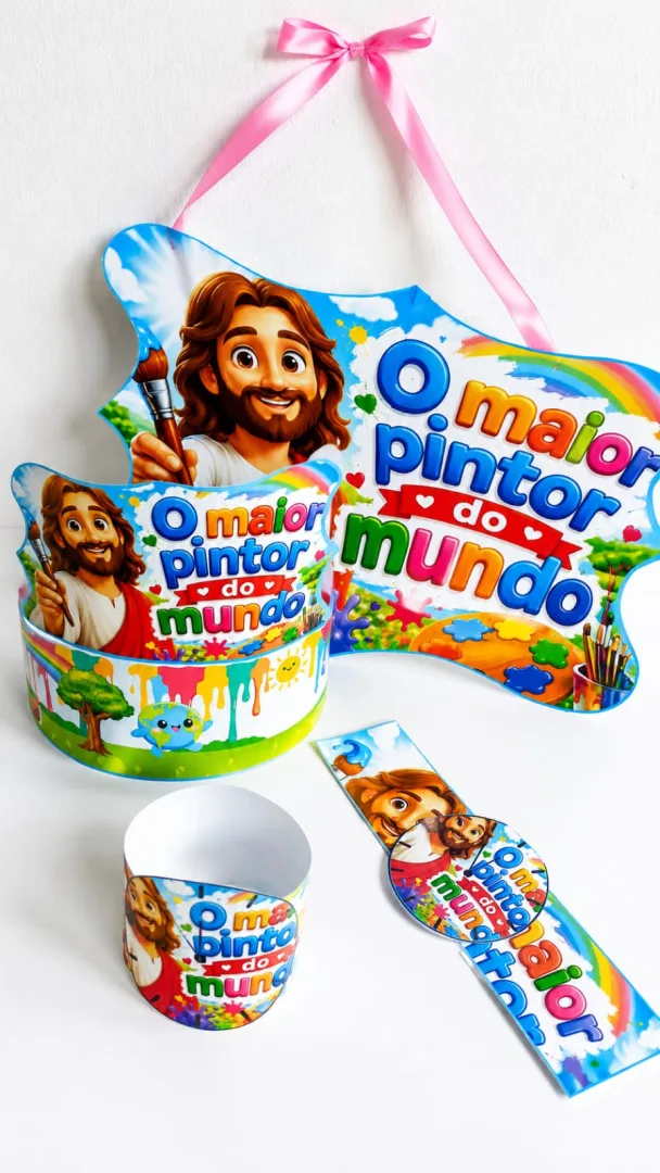 KIT DE APRESENTAÇÃO – O MAIOR PINTOR DO MUNDO  — imagem 3