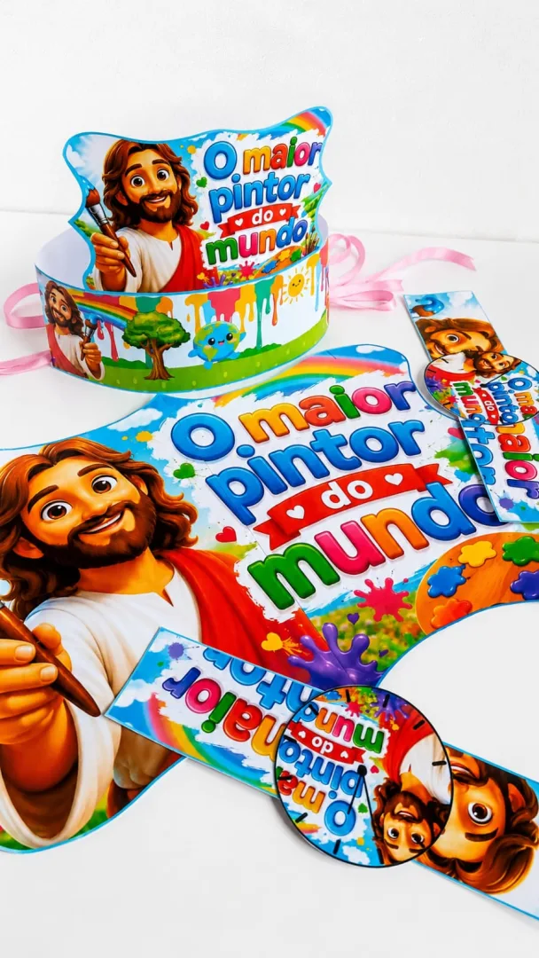 KIT DE APRESENTAÇÃO – O MAIOR PINTOR DO MUNDO  — imagem 4