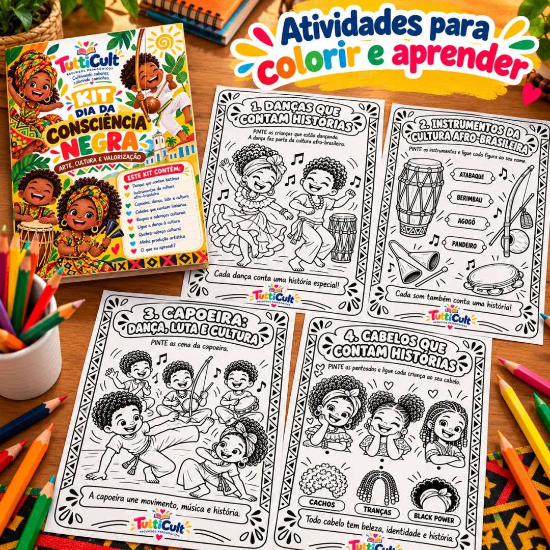 Kit de Atividades - Consciência Negra - Ensino Fundamental- PDF — imagem 3