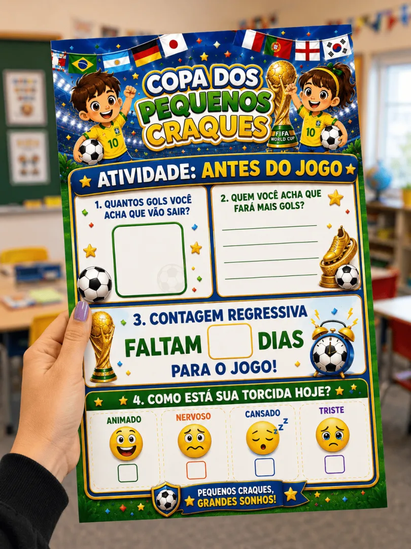 KIT DE ATIVIDADES COPA DOS PEQUENOS CRAQUES — imagem 5