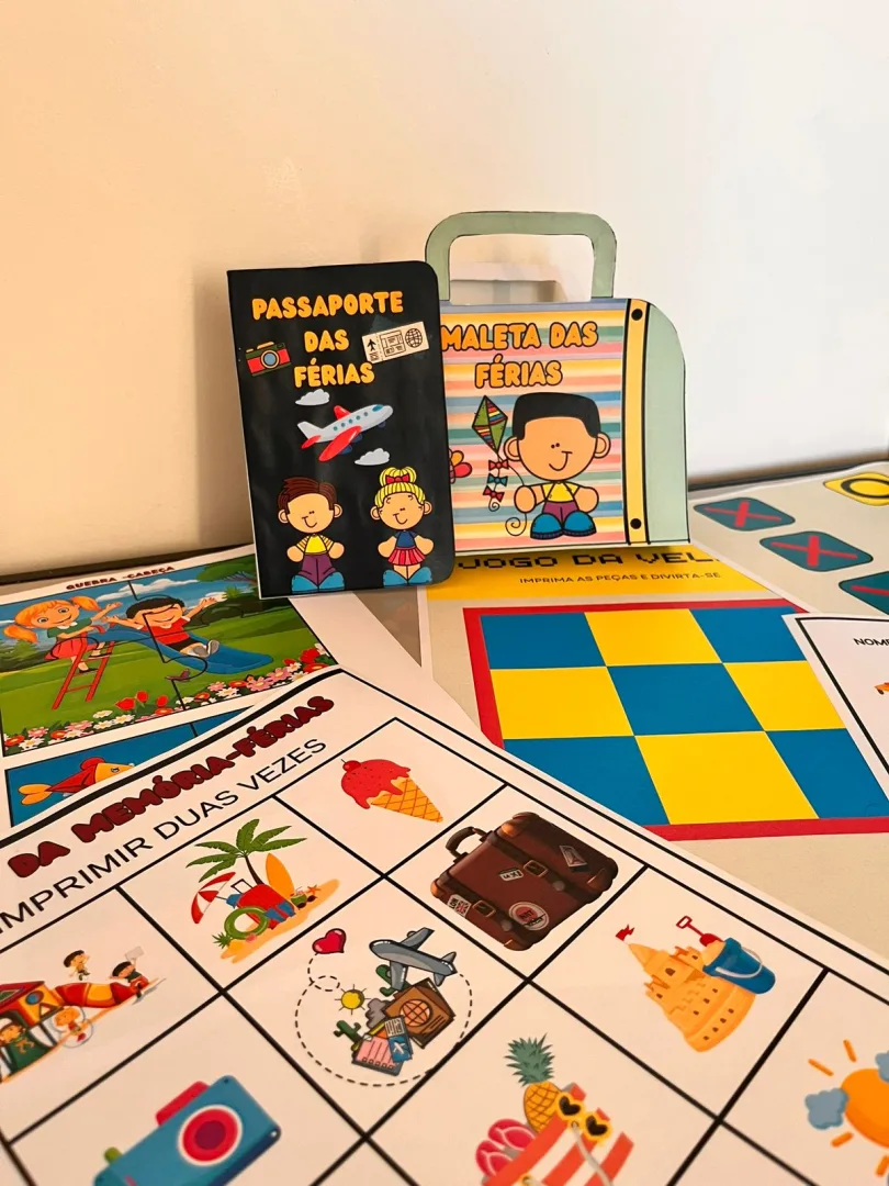 Kit de Atividades de Férias Jogos e Brincadeiras em PDF — imagem 4