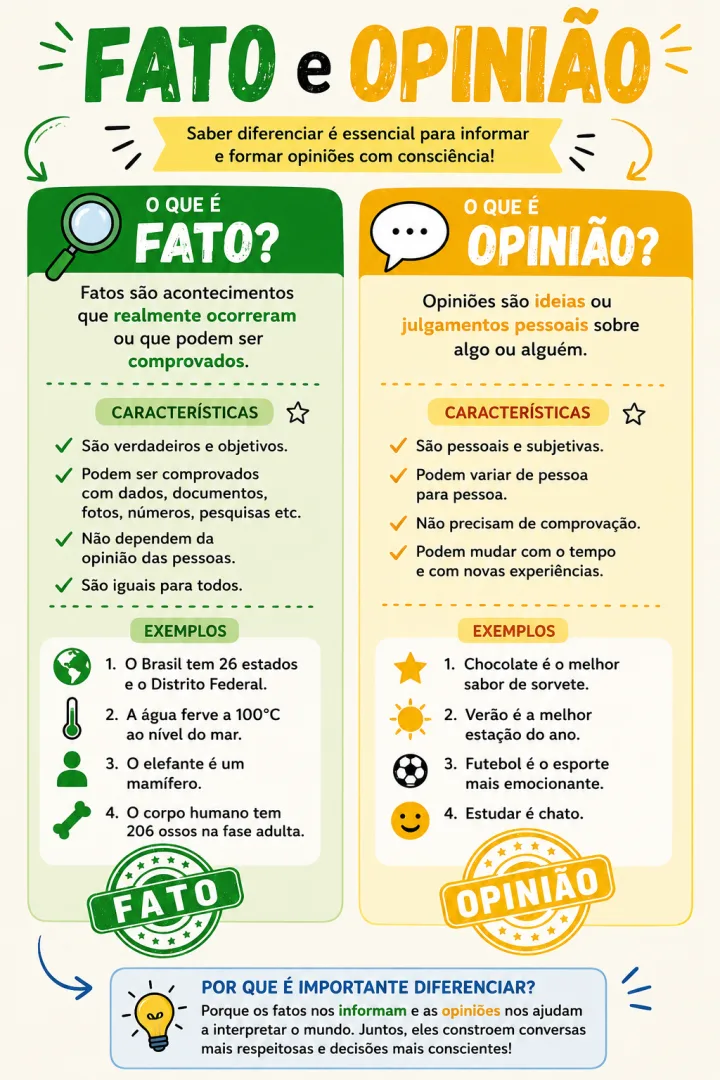 KIT DE ATIVIDADES: FATO OU OPINIÃO? — imagem 4