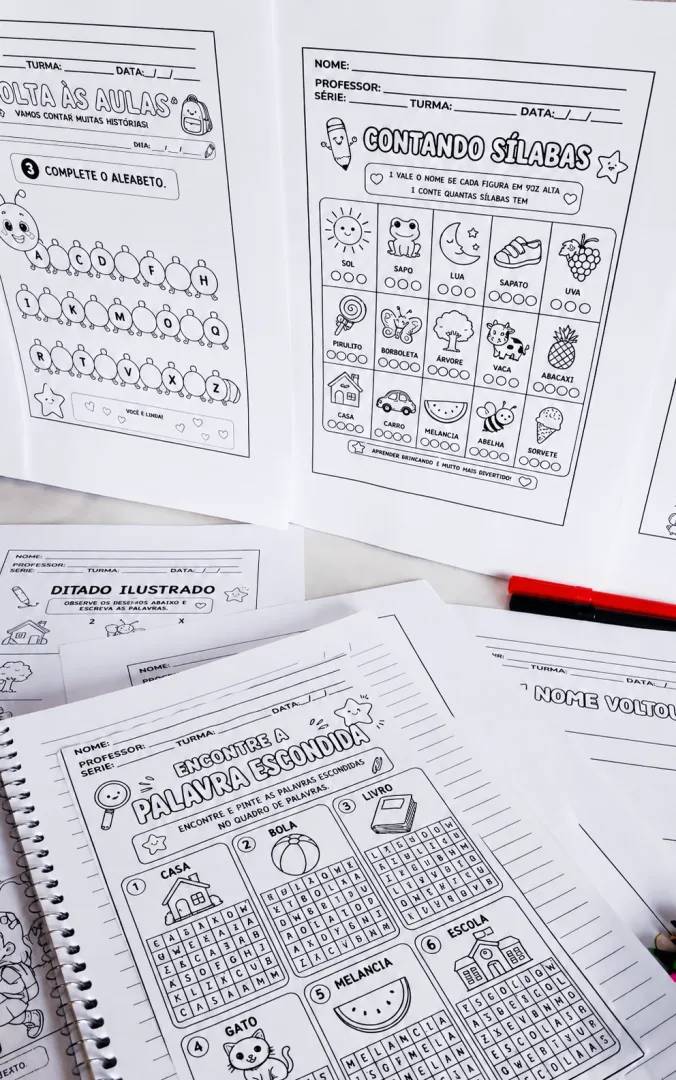 Kit de Atividades Volta às Aulas – Alfabetização — imagem 4