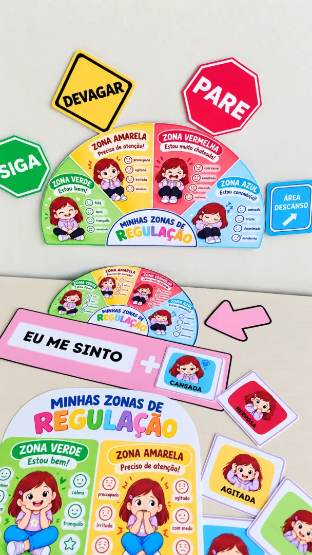 Kit de Autorregulação - Zonas das Emoções (PDF) - Educação Infantil e Fundamental — imagem 5