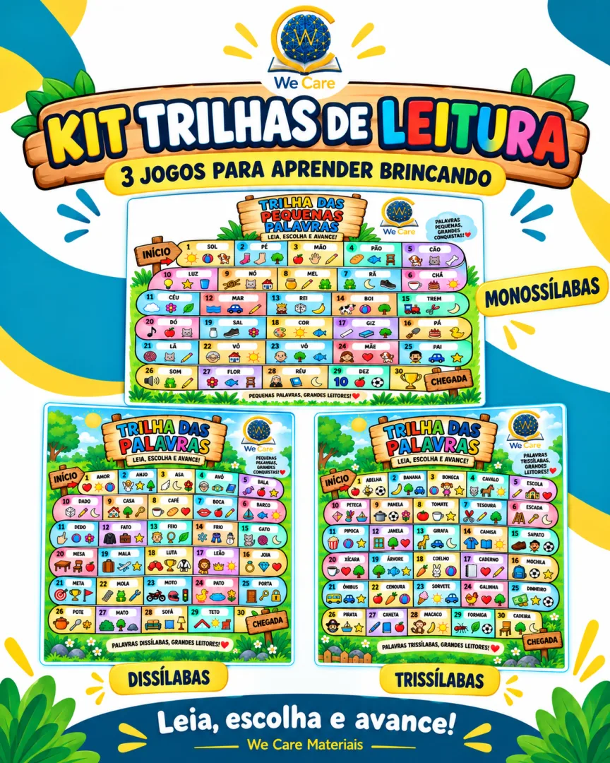 Kit de jogos de tabuleiro para alfabetização 1º, 2º,3º,4º e 5º anos em PDF — imagem 2