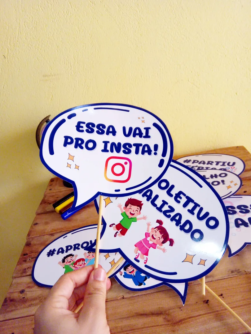 Kit de Plaquinhas para Fotos de Encerramento do Ano Letivo em PDF — imagem 5