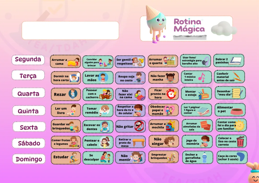 Kit de Quadro de Rotina - Educação Infantil - PDF — imagem 2