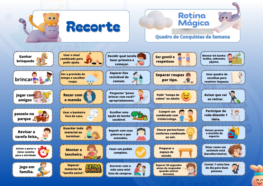 Kit de Quadro de Rotina - Educação Infantil - PDF — imagem 3