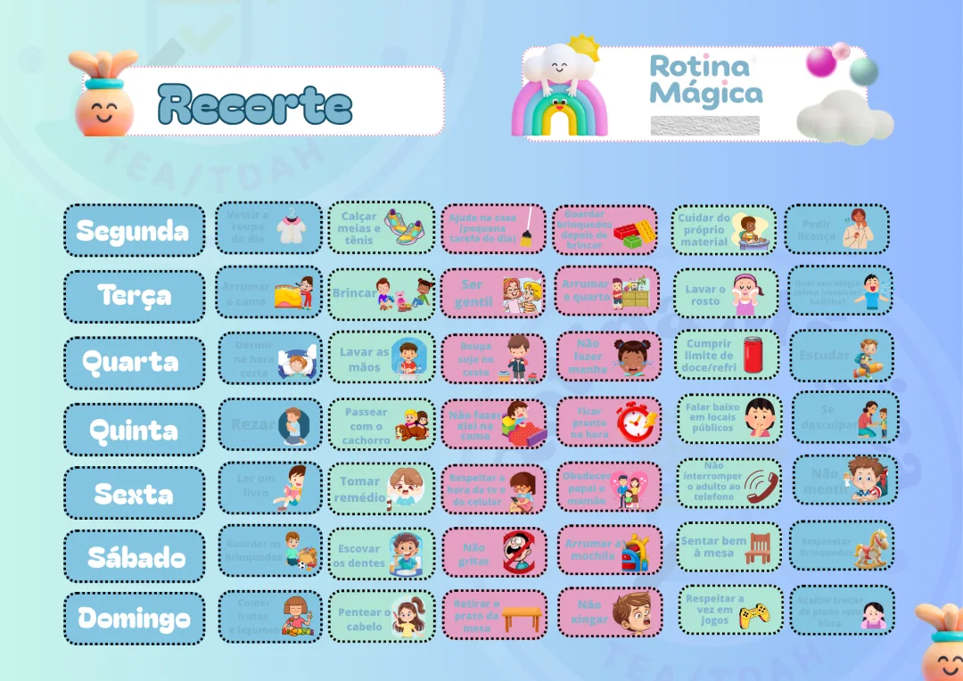 Kit de Quadro de Rotina - Educação Infantil - PDF — imagem 4