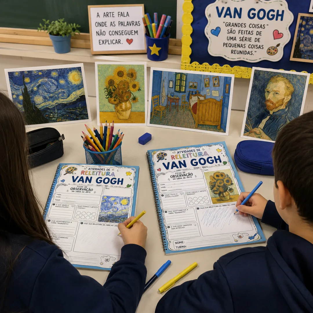 KIT DE RELEITURAS DAS OBRAS DE VAN GOGH — imagem 2