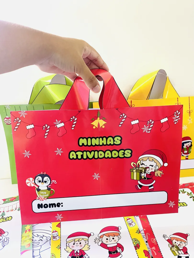 Kit de Sacolinhas Coloridas e para Colorir - Atividades Escolares — imagem 6