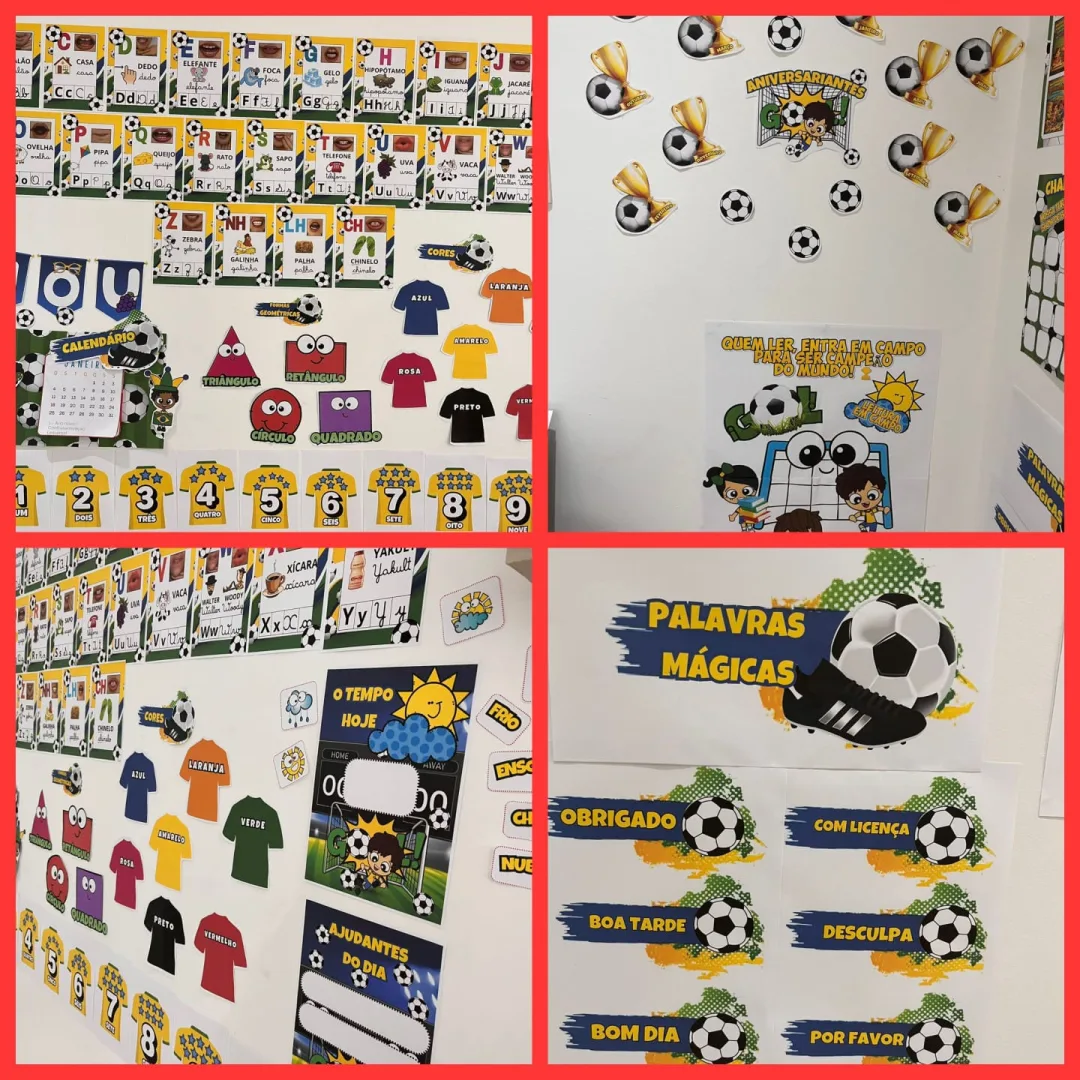 KIT DECORAÇÃO SALA DE AULA : COPA DO MUNDO — imagem 2