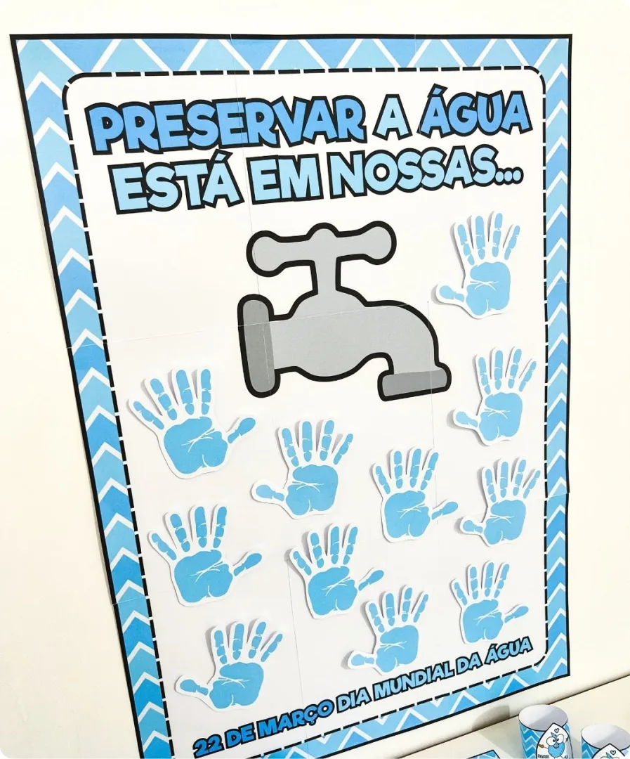 KIT DIA DA ÁGUA PRONTO PARA IMPRIMIR — imagem 5