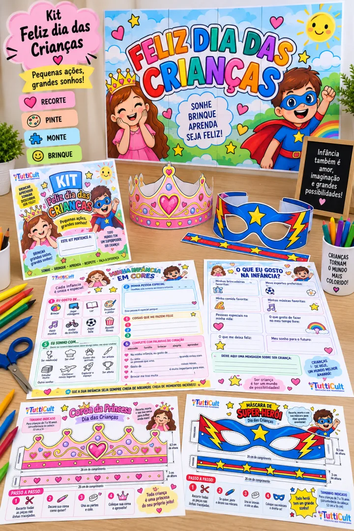 Kit Feliz Dia das Crianças em PDF, Ensino Fundamental – TuttiCult  — imagem 2