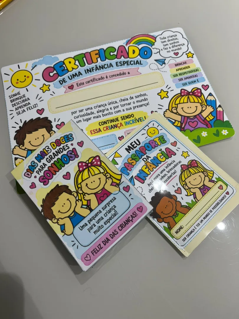 Kit Dia das Crianças — “CERTIFICADO de UMA INFÂNCIA ESPECIAL” em PDF — imagem 5