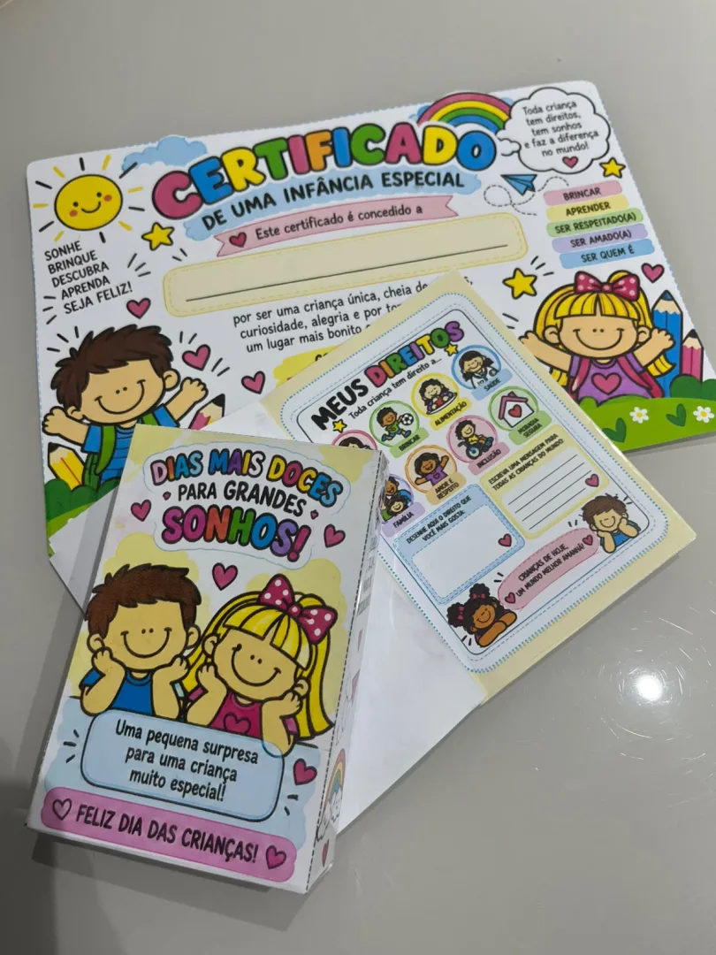 Kit Dia das Crianças — “CERTIFICADO de UMA INFÂNCIA ESPECIAL” em PDF — imagem 4