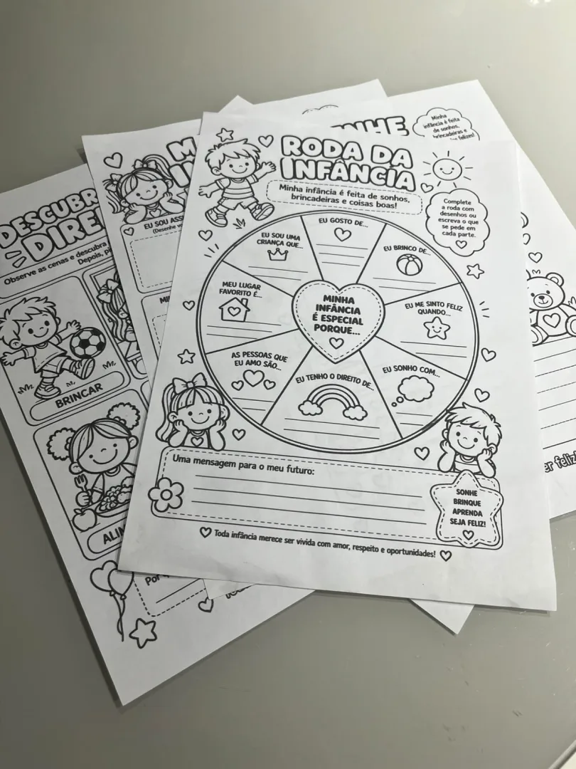 Kit Dia das Crianças — Minha Infância, Meus Direitos em PDF - Educação Infantil — imagem 5