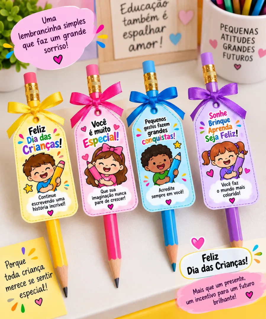 Kit Dia das Crianças — Mini Livro de Pintura + Tags para Livros em PDF — imagem 2