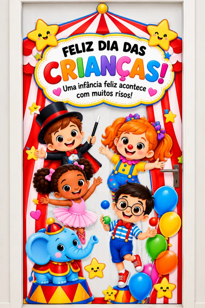 Kit Dia das Crianças - Tema Circo - Educação Infantil e Fundamental - PDF — imagem 3