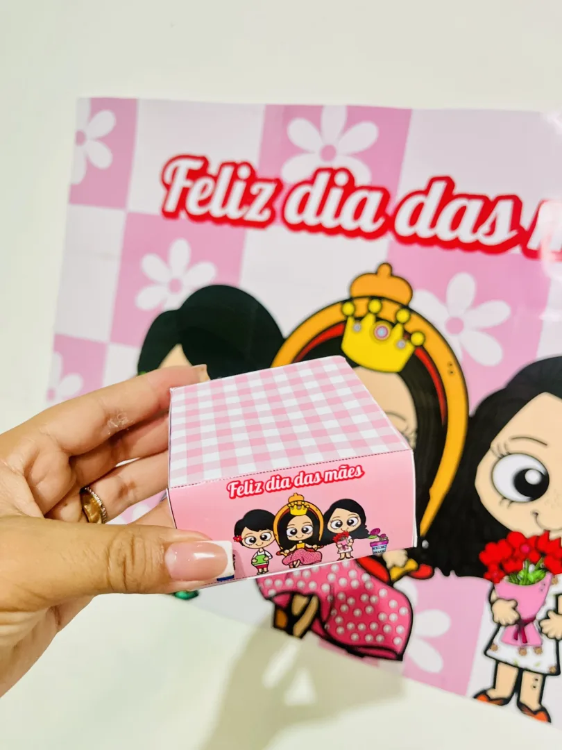 KIT DIA DAS MÃES: PAINEL + LEMBRANCINHA  + MOLDURA / BAMBOLÊ  PARA FOTO — imagem 2