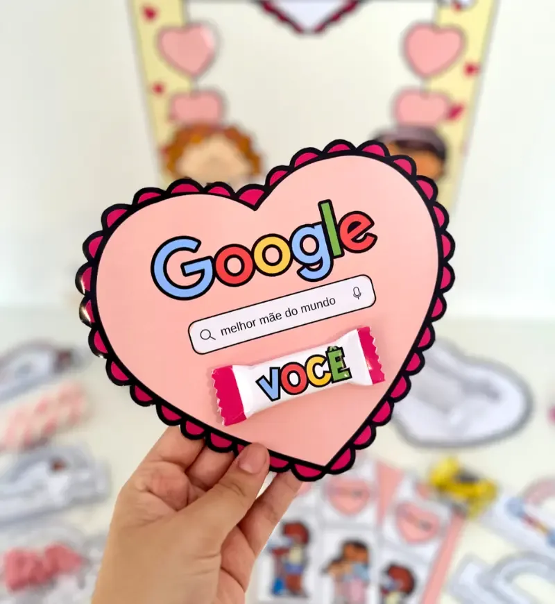 Kit Dia das Mães - Tema: Google — imagem 5