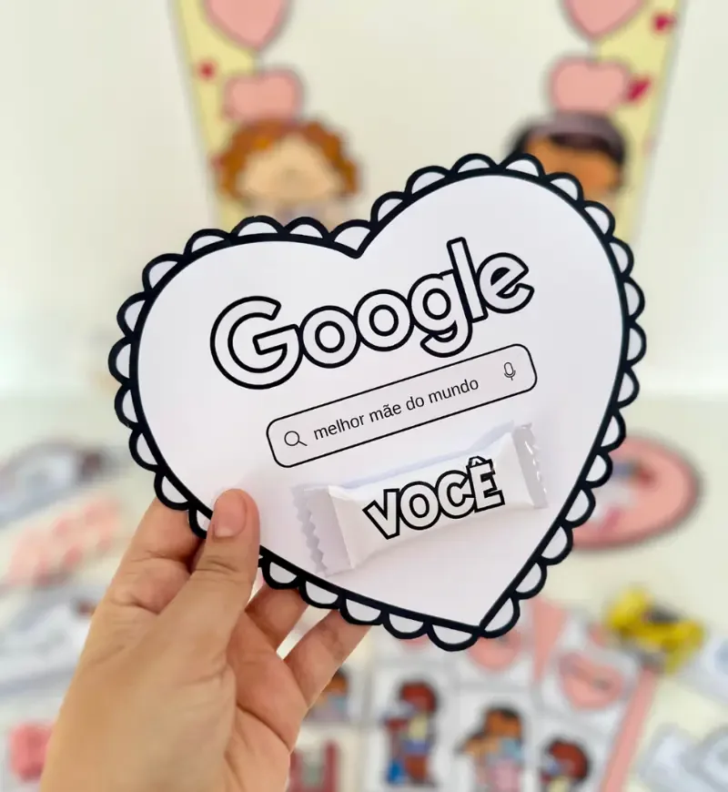 Kit Dia das Mães - Tema: Google — imagem 6