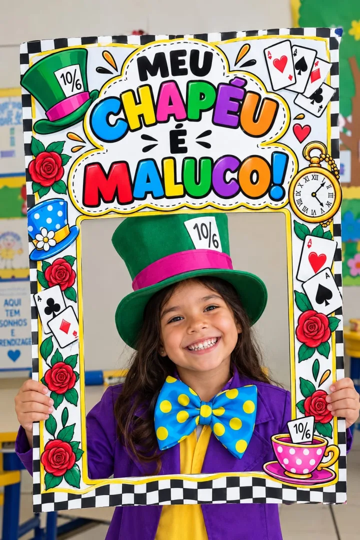 🎩✨ KIT DIA DO CHAPÉU MALUCO 🎩✨ Prepare uma comemoração superdivertida e cheia de criatividade para o DIA DO CHAPÉU MAL — imagem 4