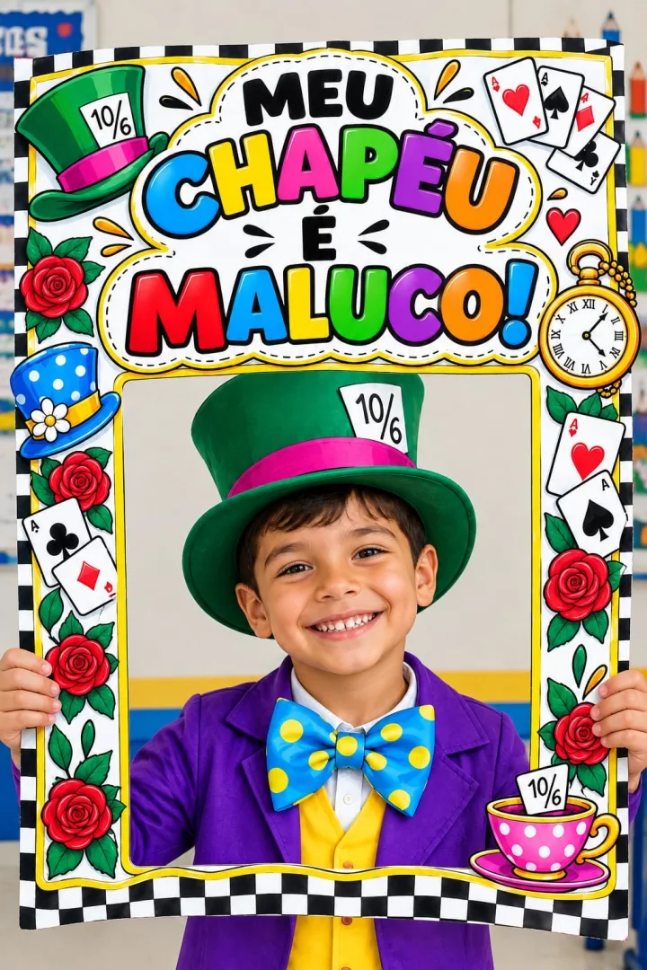 🎩✨ KIT DIA DO CHAPÉU MALUCO 🎩✨ Prepare uma comemoração superdivertida e cheia de criatividade para o DIA DO CHAPÉU MAL — imagem 2
