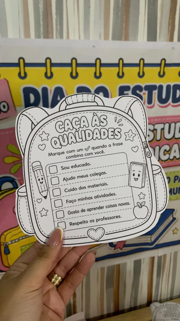 Kit Dia do Estudante – Painel, Lembrancinhas e Atividades — imagem 2