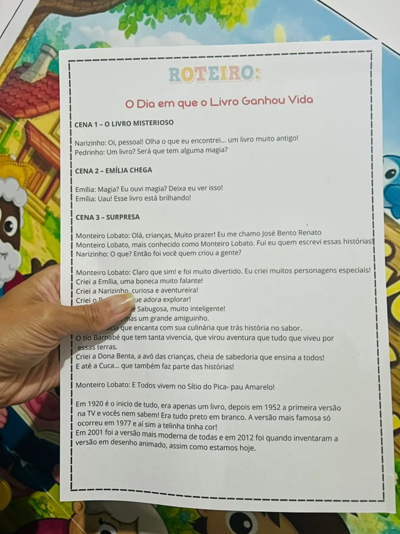 ✨ KIT DIA DO LIVRO: SÍTIO DO PICA-PAU AMARELO 💛 — imagem 7