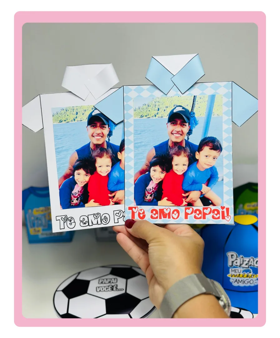 KIT DIA DOS PAIS COM PAINEL E LEMBRANCINHAS — imagem 5
