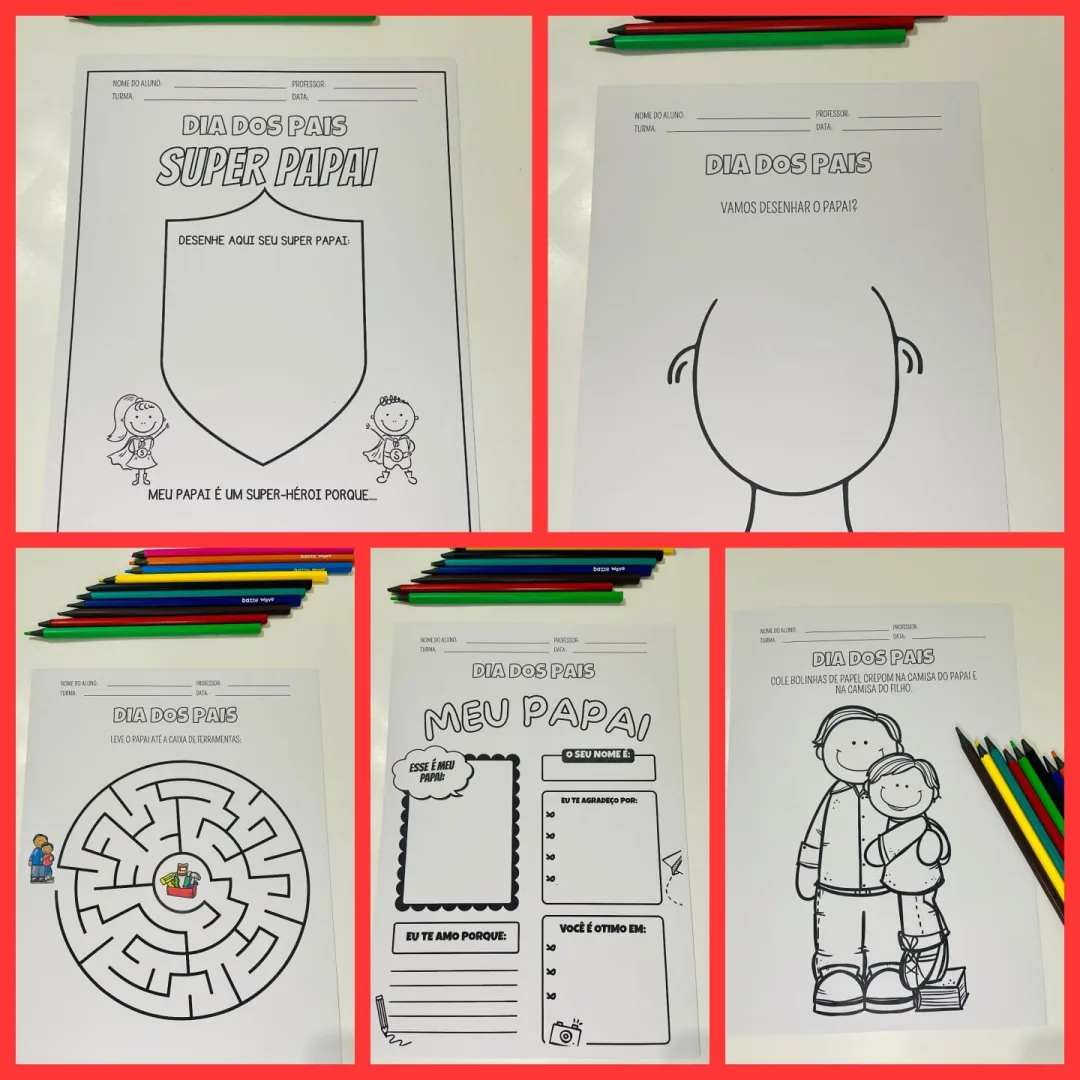 KIT DIA DOS PAIS: LEMBRANCINHA + ATIVIDADE — imagem 2