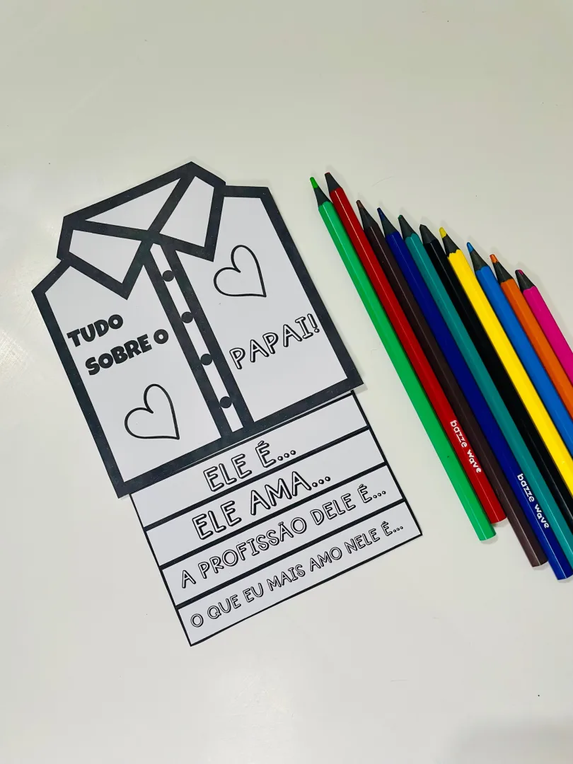 KIT DIA DOS PAIS: LEMBRANCINHA + ATIVIDADE — imagem 4
