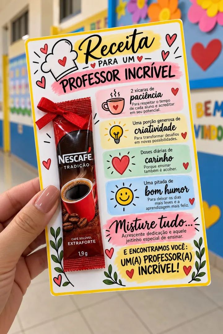 Kit Dia dos Professores Educação infantil ao 5º ano – Painel e Cartão para Professores em PDF — imagem 4