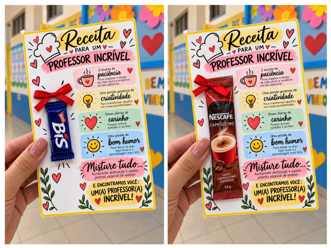 🌟 *Kit dia dos professores painel e cartão*  💰7,00 Que tal preparar uma homenagem linda, carinhosa e cheia de signific — imagem 5
