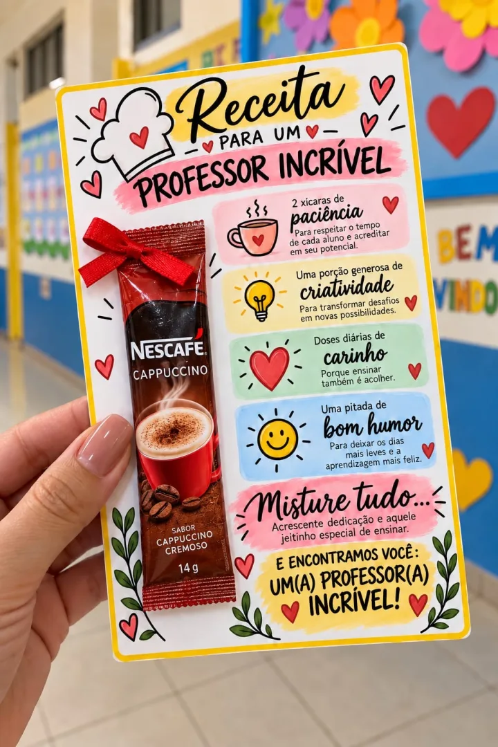 🌟 *Kit dia dos professores painel e cartão*  💰7,00 Que tal preparar uma homenagem linda, carinhosa e cheia de signific — imagem 4