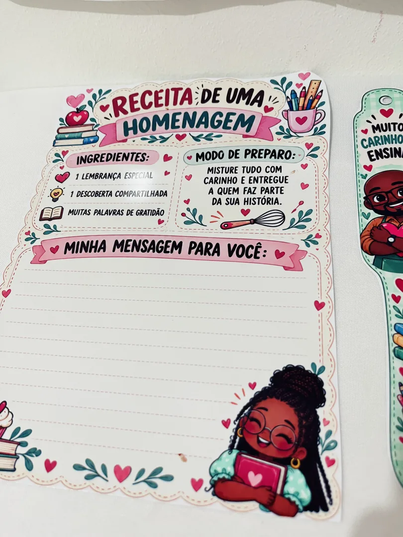 Kit Dia dos Professores – Receitas de Carinho, Gratidão e Homenagem — imagem 6