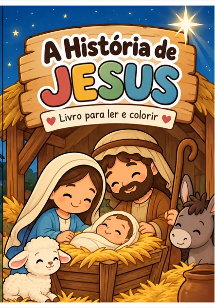 KIT ESPECIAL DE NATAL INFANTIL EM PDF- História de Jesus e Natal — imagem 5