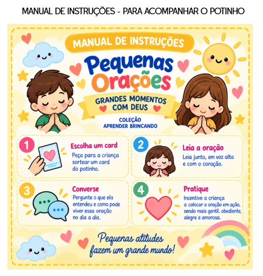 KIT DIGITAL - Potinho das Orações Infantil. PDF — imagem 2